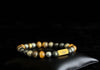 Rengetsu Kinjiku Golden Axis luxury Agate men’s bracelet 17 cm – product photo