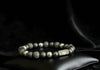 Rengetsu Koku’en Black Flame luxury Onyx men’s bracelet 17cm – product photo
