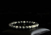 Rengetsu Kurogai Black Armor luxury Onyx men’s bracelet 18cm – product photo