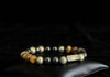 Rengetsu Chishin Earth Core luxury Agate men’s bracelet 17cm – product photo