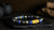 Rengetsu Kōshi Steel Will luxury Blue Falcon's Eye men’s bracelet 17 cm displayed on black stone surface with decorative background – product photoshoot